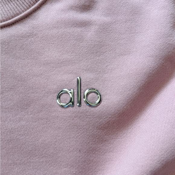 ALO Yoga Accolade Crew Pullover Vintage Pink - Picture 3 of 5